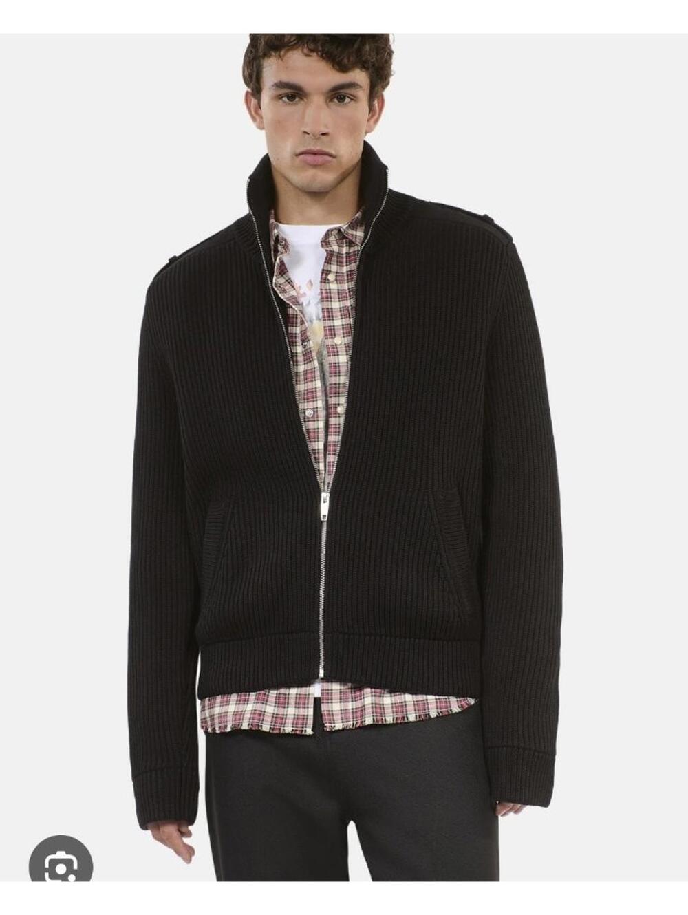 The Kooples Mens Zip-Up Cardigan (XL)